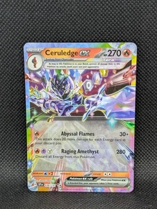 Ceruledge ex 036/191 Double Rare Sv08: Surging Sparks Pokémon TCG - Picture 1 of 2