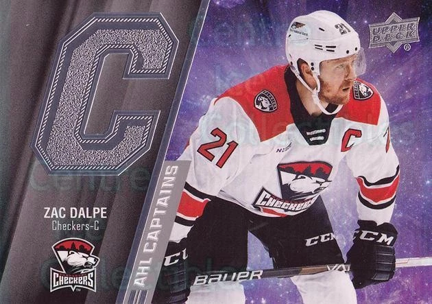2021-22 Upper Deck AHL Captains #13 Zac Dalpe - Image 1 of 1