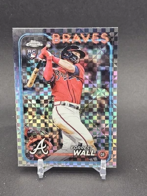 2024 Topps Chrome #176 Forrest Wall X-Fractors - Image 1 of 2