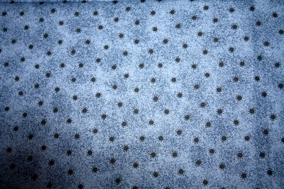 BLACK DOTS ON BLUE BY JOAN KESSLER - 100% COTTON FABRIC - Image 1 of 4