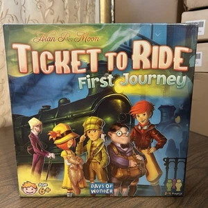 Days of Wonder Ticket to Ride "First Journey" Board Game Ripped Seal NIB OG - Picture 1 of 3