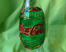 Unique Painted Coca Cola Label on Coca Cola Bottle from Thailand 1996.