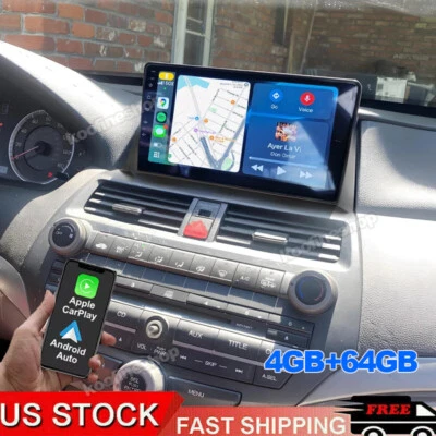 Android 13.0 For Honda Accord 2008-2012 4+64GB Car Stereo Radio Carplay GPS Navi - Image 1 of 4