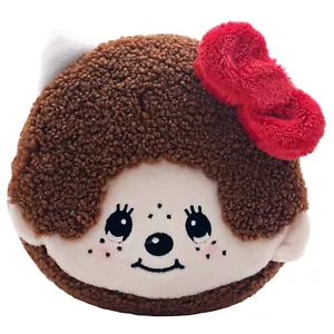 NEU - Monchhichi X Sanrio Hello Kitty Gesicht Plüsch Münzbeutel - Limited Edition - Bild 1 von 4