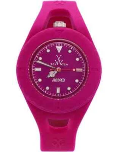Toy Watch JL04PS Hot Pink Jelly Looped Womens Watch-needs battery - Picture 1 of 2