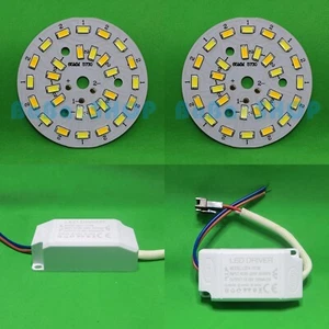 7W Three Color Warm Neutral Cold White Bi-Color 5730 LED Lamp Light 65mm +Driver - Picture 1 of 4