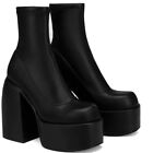 Round Toe Ladies Matin Boots Jeans Platform Boots Chunky Heels Boots Big Size