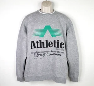 Boohoo Man Sweatshirt Mens Size Large Crewneck Pullover Sweater Gray Athletic - Picture 1 of 10