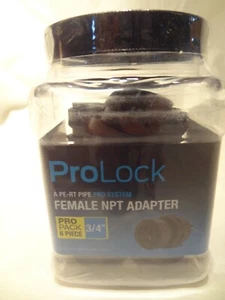 Adaptador NPT hembra SharkBite PL1122FJ6 Pro-Lock A PE-RT PIPE PRO SYSTEM - Imagen 1 de 5