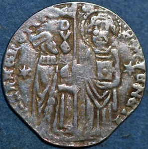 1400-1413 Grosso tipo III silver doge Michele Steno Venezia Italian States - Picture 1 of 2