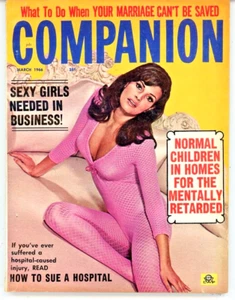 Raquel Welch on Cover of Companion Magazine 1966 Sexy Girls needed for Business - Picture 1 of 4