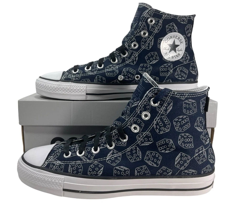 Zapatilla deportiva Converse Chuck Taylor All Star CTAS Pro Hi Dice Craps A03222C para hombre 9,5 Foto 1 de 4