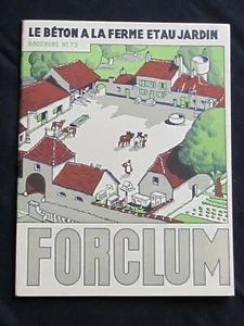 Catalogue FORCLUM le Béton à la ferme et jardin circa 1930 - Imagen 1 de 11