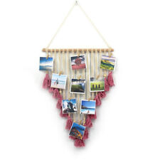 Knitting Tapestry Photograph Wall Hangings Home Living Room Decor with Clips