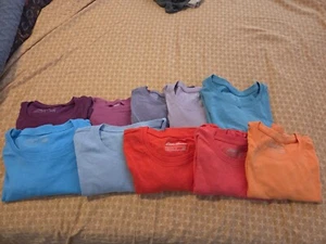 Eddie Bauer women's short sleeve crewneck tee cotton blend XL CHOOSE COLOR - Picture 1 of 25