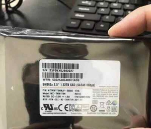 1.92TB Samsung SM863a SSD MZ-7KM1T9N 2.5" MZ7KM1T9HMJP-00005 Solid State Drive - Picture 1 of 3