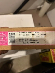 Sporlan 904062 HGBE-8-75/150 7/8 ODF Discharge Bypass Valve (75 to 150 p - Picture 1 of 2