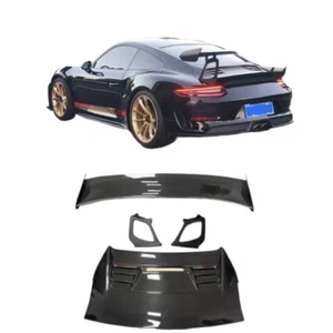 Kit de carrocería alerón trasero de fibra de carbono para Porsche 911 991 GT3RS 2012-2019 - Imagen 1 de 5
