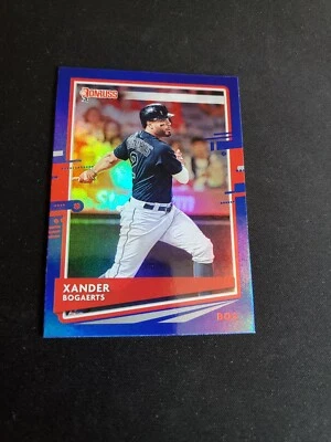 Xander Bogaerts - 2020 Donruss Purple Parallel #75 - FREE SHIPPING - Image 1 of 2