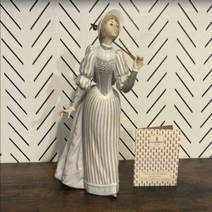 Lladro Figurine English Lady Woman #5324 In Box *READ* Missing Finger & Parasol - Picture 1 of 12