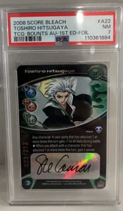 Bleach TCG Score 2008 Echo Autograph Card - Toshiro Hitsugaya - 23 Of 212 Made - Picture 1 of 2