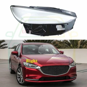 Right Side Headlight Cover Clear Pc+Sealant Glue For Mazda 6 Atenza 2019-2022 - Picture 1 of 9