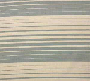 SUNBRELLA GRADUATION SPA BLUE VELLUM STRIPE OUTDOOR INDOOR FABRIC BY YARD 54"W - Picture 1 of 6