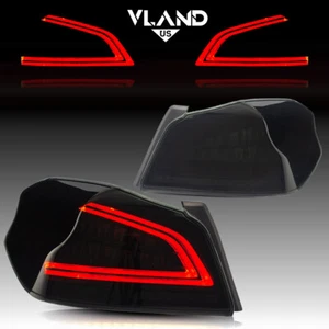VLAND SMOKE LED Tail Lights For 2015-21 Subaru WRX & WRX STI W/Sequential Signal - Foto 1 di 12