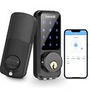 Electronic Smart Lock Wifi Deadbolt W/ Touchpad And Keys Connect Remotely. 