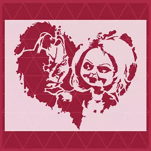 Halloween Stencil - Spooky Scary Fall Ghost Gothic Trick or Treat Haunted Zombie - Picture 1 of 2