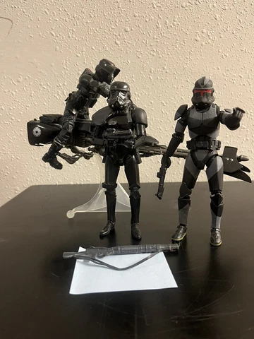 Star Wars The Black Series Imperial Shadow Squadron With Custom Clone Cover