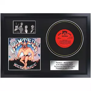 Pantera - 10 in one / LP / Memorabilia / Souvenir in black frame / Heavy Metal - Picture 1 of 12