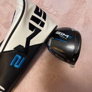 TaylorMade SIM2 MAX D 9 Degree Driver Head Only Right-handed With Cover Used - Picture 1 of 5