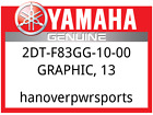 Yamaha OEM Part 2DT-F83GG-10-00 GRAPHIC, 13