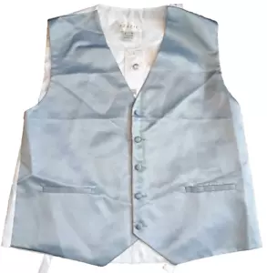 AZAZIE Vest Mens Size Large Gray Solid Dress Tux Tuxedo Suit Formal NWT New - Picture 1 of 5