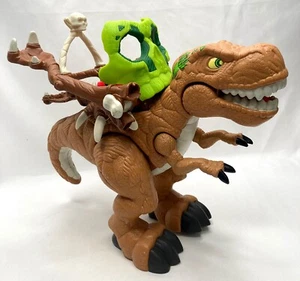 Dinosaurio Fisher Price Dino Fortress Imaginext T-Rex 2014 Mattel sin ruido - Imagen 1 de 11