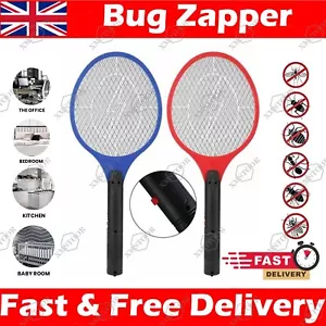 Electric Fly Insect Swatter Swat Bug Mosquito Wasp Zapper Killer Electronic - Picture 1 of 11