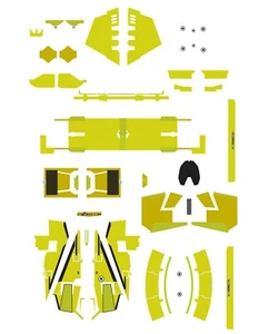 Gelb 1/144 Wasseraufkleber Bandai Star Wars Fahrzeug Modell 009 Jedi Sternenjäger - Bild 1 von 9