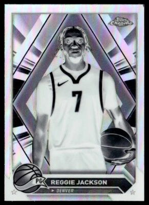 2023-24 Topps Chrome Negative Refractor Reggie Jackson #168 R6620J - Image 1 of 2
