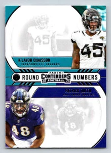 2020 Contenders Round Numbers #15 K'Lavon Chaisson/Patrick Queen (ref 193454) - Picture 1 of 2