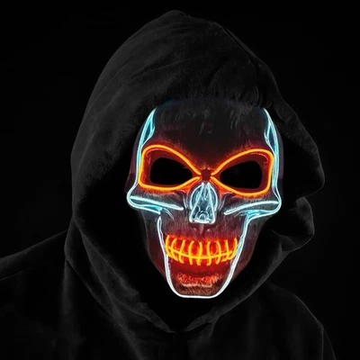 Halloween Light Up Mask  - Image 1 of 4
