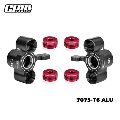 Bloque de dirección delantera de aleación GPM 7075 rodamientos más grandes para ARRMA Kraton 6S Outcast Foto 1 de 4