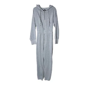 SHEIN Women's Plus Size 3XL Gray Jumpsuit Hooded - Picture 1 of 7