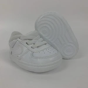 Nike Air Force 1 Baby Krippe Schuhe mit weichem Boden "Triple White" CK2201-100 Größe 1C - Bild 1 von 11