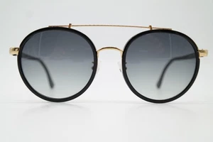 Gafas de sol Calvin Klein CK1225S negro dorado ovaladas gafas de sol nuevas - Imagen 1 de 6