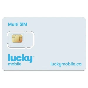 CARTE SIM MOBILE CHANCEUSE 3 EN 1 NEUVE - Photo 1 sur 1