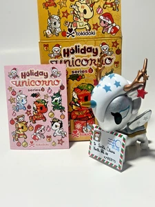 TOKIDOKI HOLIDAY 3 2021 UNICORNO LITTLE HELPER ORNAMENT X-MAS DESIGNER ART TOY - Picture 1 of 3
