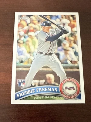 2011 Topps Chrome - Freddie Freeman #173 (RC) Braves Dodgers 24’ WS MVP Foto 1 de 2