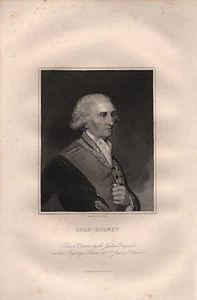 c1850 VICTORIAN PRINT ~ LORD RODNEY - Picture 1 of 1