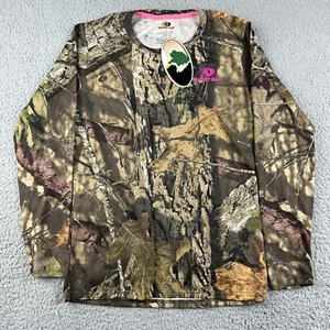 Mossy Oak Shirt Womens Small Camo Break Up Country Long Sleeve Outdoor Ladies - Picture 1 of 10